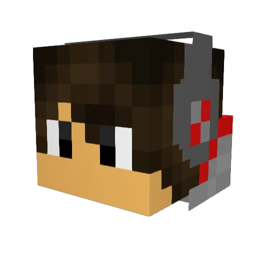 tassadar4826 Minecraft avatar head, 3D render