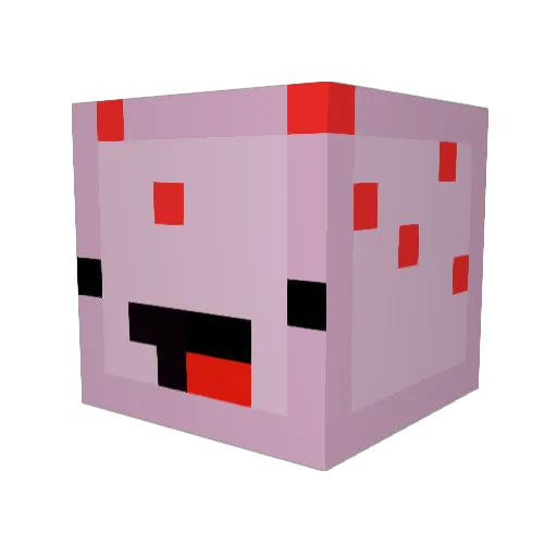 tasty7donut Minecraft avatar head, 3D render