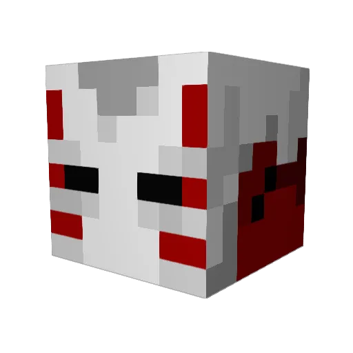 tastyAttic Minecraft avatar head, 3D render