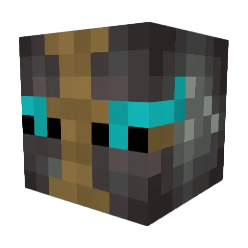 tasz100 Minecraft avatar head, 3D render
