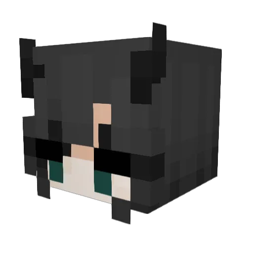 tat3k Minecraft avatar head, 3D render