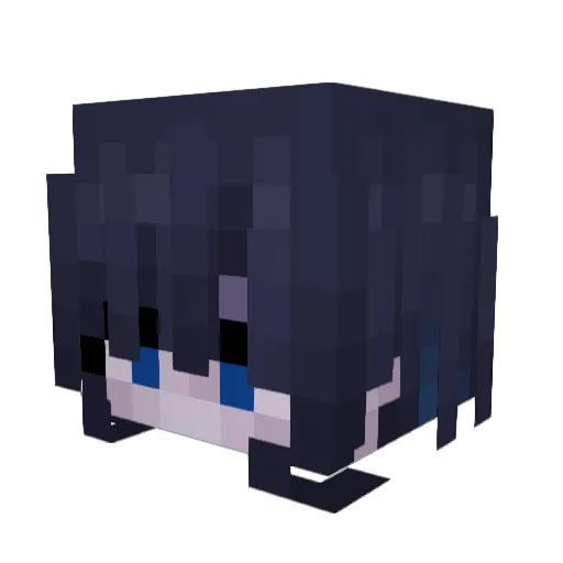 tatcol_ Minecraft avatar head, 3D render