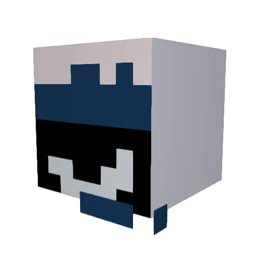 tate9000 Minecraft avatar head, 3D render