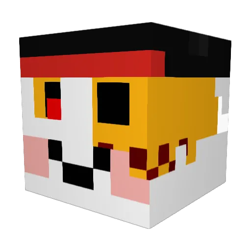 tateplayzcool Minecraft avatar head, 3D render