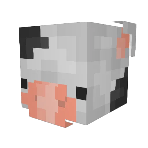 taterat Minecraft avatar head, 3D render