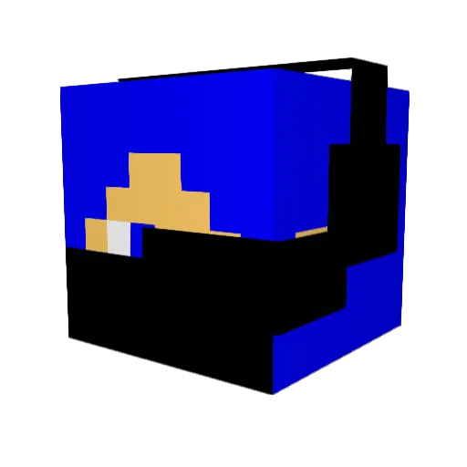 taterbob8 Minecraft avatar head, 3D render