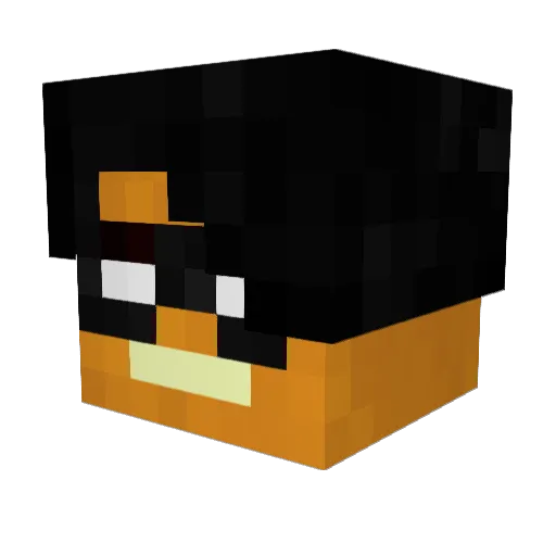 tates79 Minecraft avatar head, 3D render
