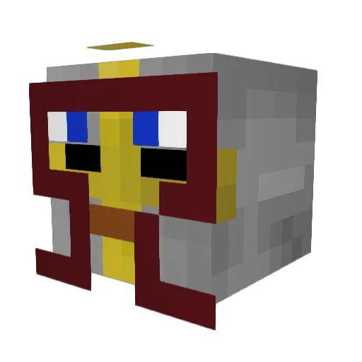 tatiandreea Minecraft avatar head, 3D render