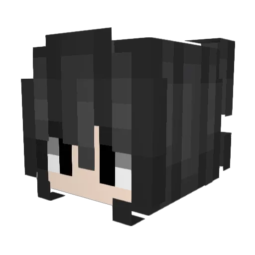 tatii_lizbeth Minecraft avatar head, 3D render