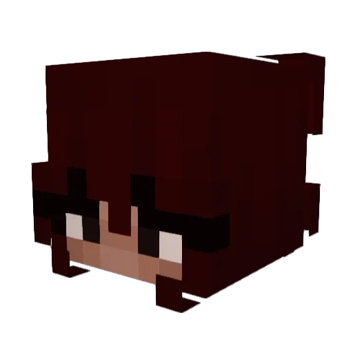 tato8 Minecraft avatar head, 3D render