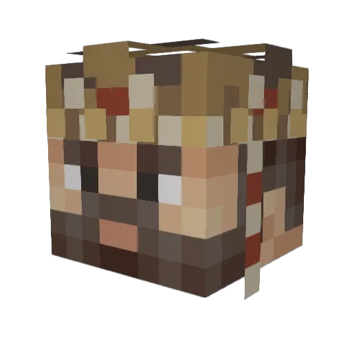 tatoi9 Minecraft avatar head, 3D render