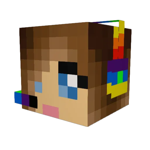 tatortot23 Minecraft avatar head, 3D render
