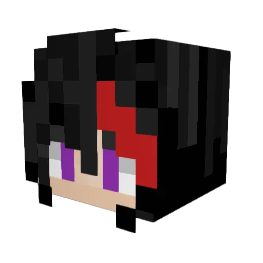 tatsumi1202 Minecraft avatar head, 3D render