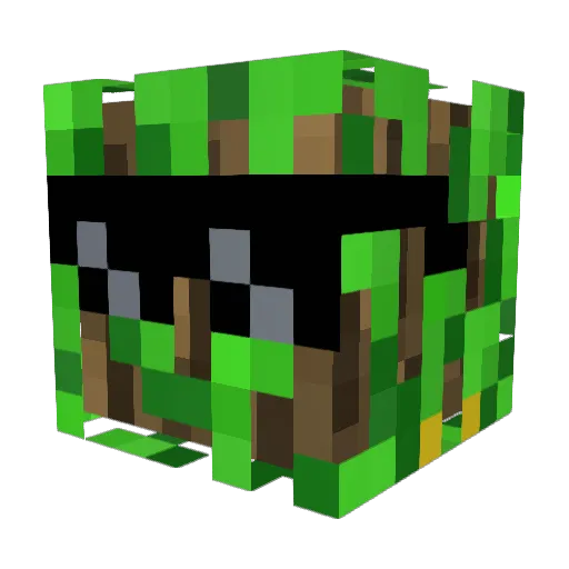 tatsuyoma Minecraft avatar head, 3D render