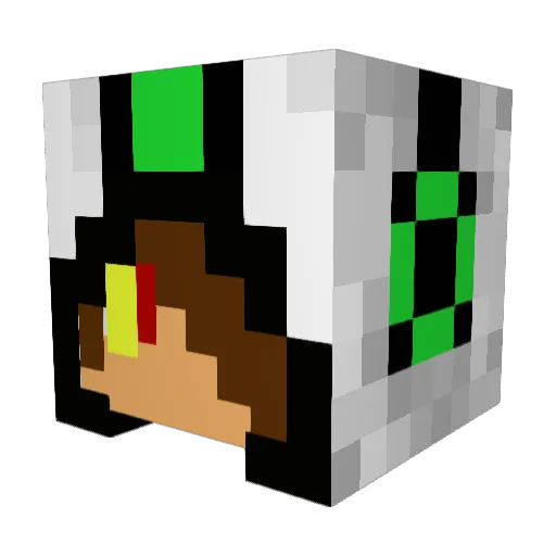 tattunz Minecraft avatar head, 3D render