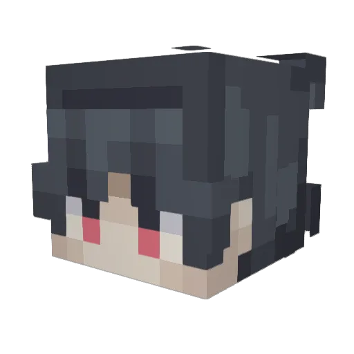 tatu2237 Minecraft avatar head, 3D render