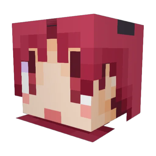 tatuyan Minecraft avatar head, 3D render
