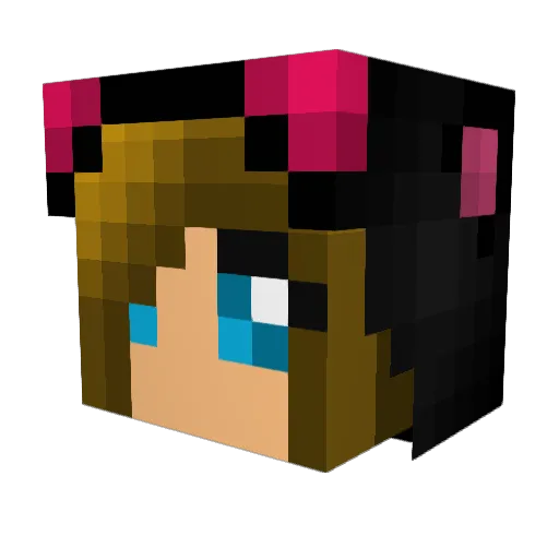 taty902 Minecraft avatar head, 3D render