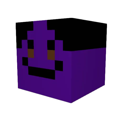 tauiitau Minecraft avatar head, 3D render