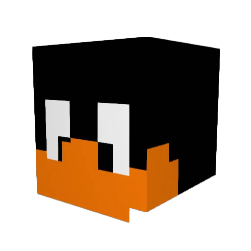 taunter44 Minecraft avatar head, 3D render