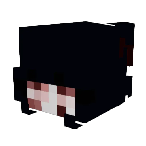 tauntto Minecraft avatar head, 3D render