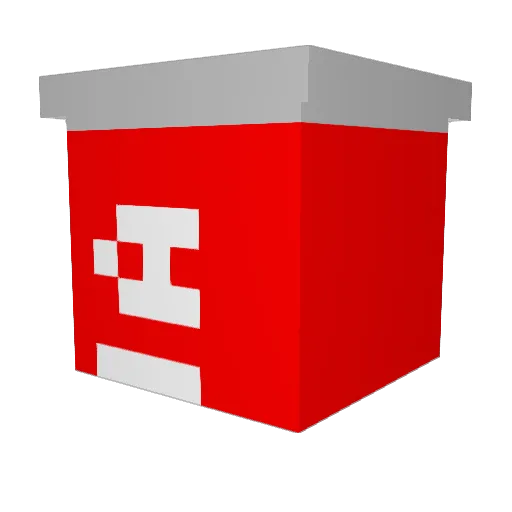 tauqmuKlooC Minecraft avatar head, 3D render