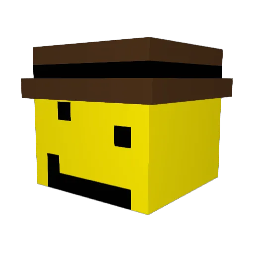 taurto Minecraft avatar head, 3D render