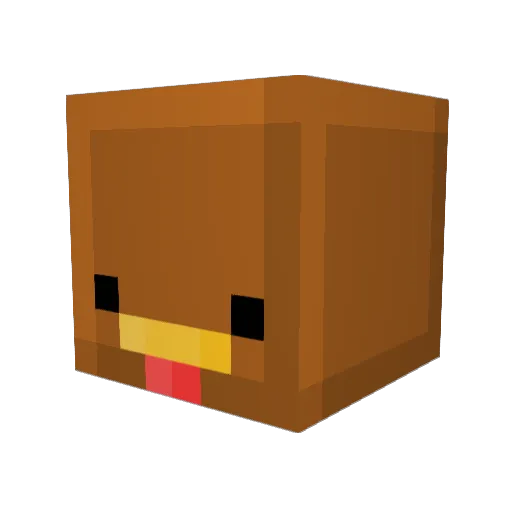 taurus888 Minecraft avatar head, 3D render