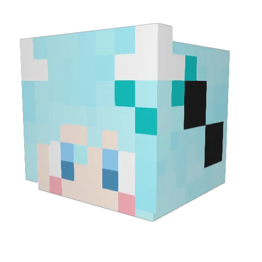 taurus_elna Minecraft avatar head, 3D render