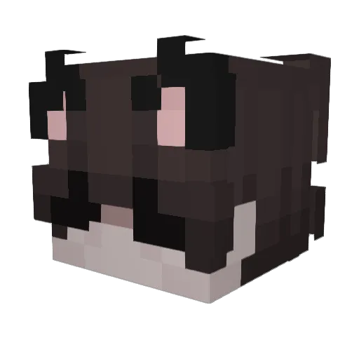 tauruzd Minecraft avatar head, 3D render