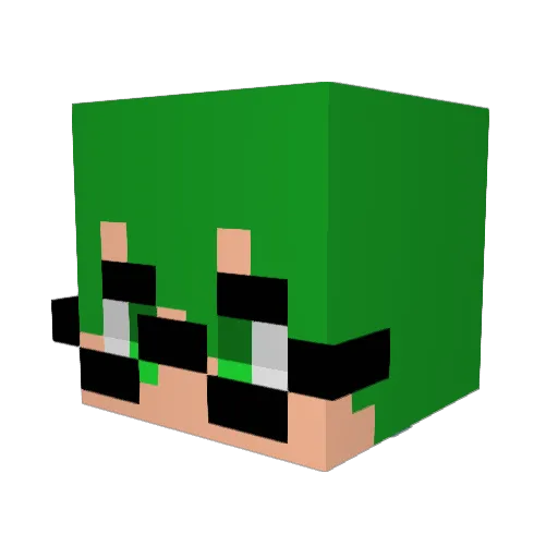 tawanTH55 Minecraft avatar head, 3D render