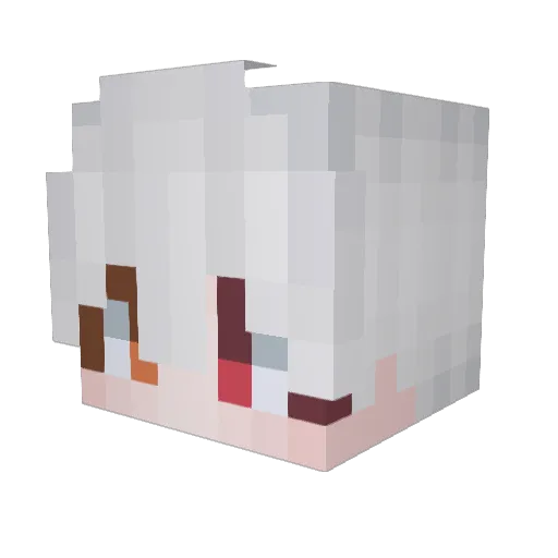 tawara1102 Minecraft avatar head, 3D render