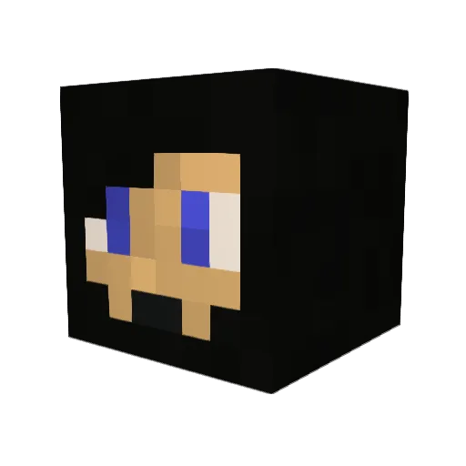 tawarri7 Minecraft avatar head, 3D render