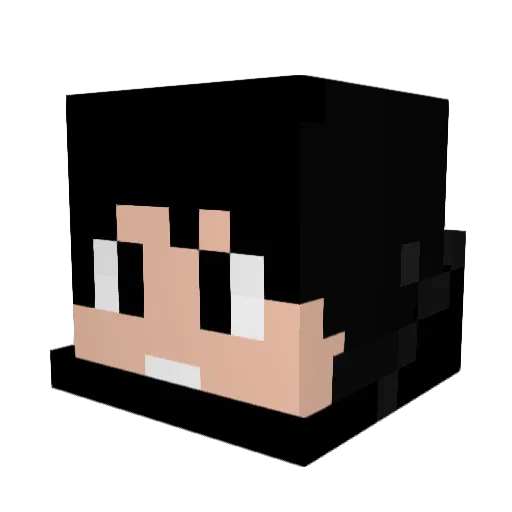 tawnn Minecraft avatar head, 3D render