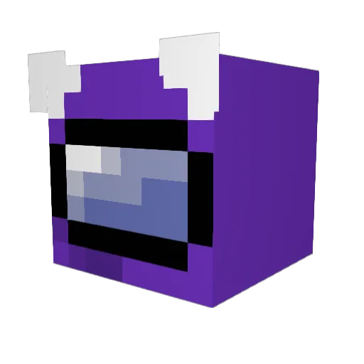 taxb Minecraft avatar head, 3D render