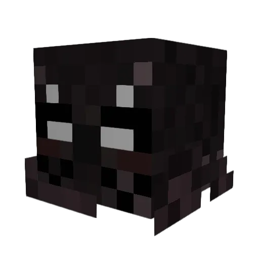taxedman Minecraft avatar head, 3D render
