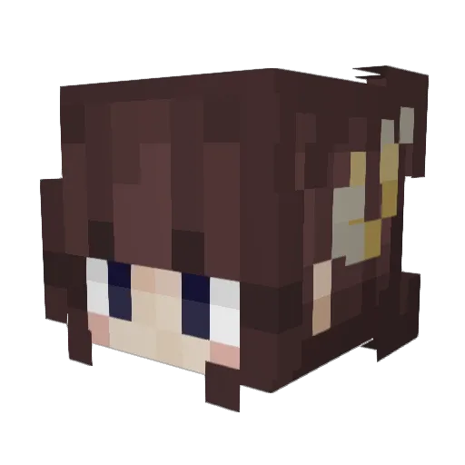 taxi_zab Minecraft avatar head, 3D render