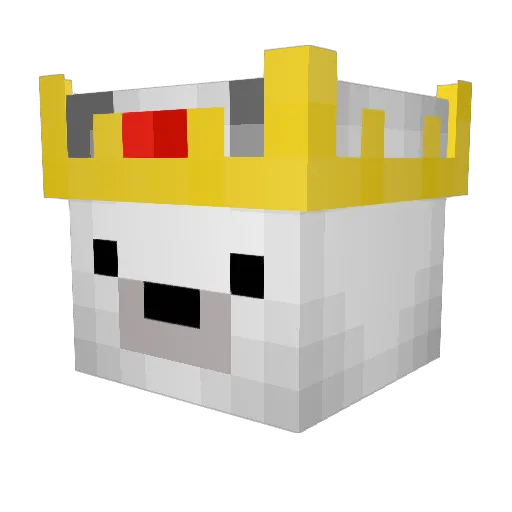 taybr Minecraft avatar head, 3D render