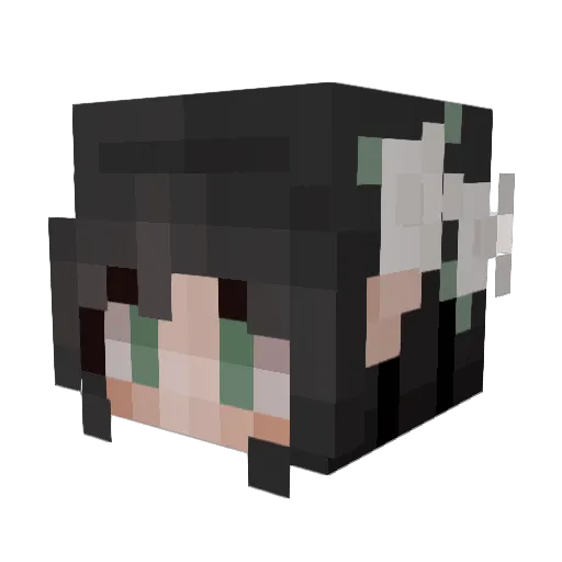 taylaa_lmao Minecraft avatar head, 3D render