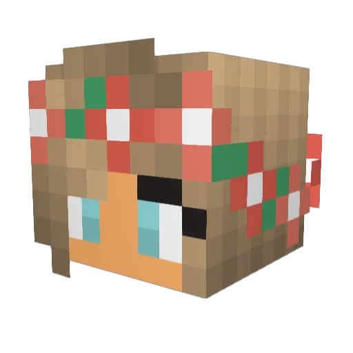 taylah05 Minecraft avatar head, 3D render