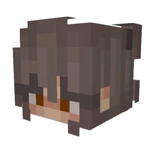 taylataylaaaa Minecraft avatar head, 3D render