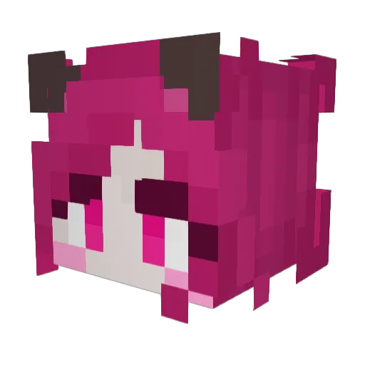 taylenp Minecraft avatar head, 3D render
