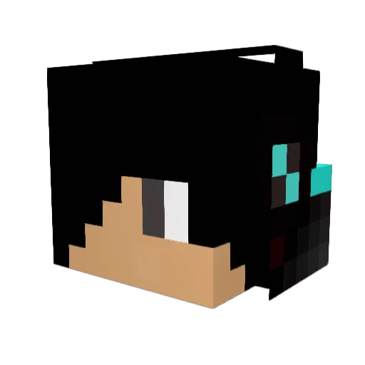 taylor92 Minecraft avatar head, 3D render