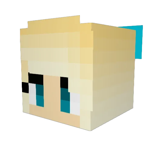 taylorb528 Minecraft avatar head, 3D render