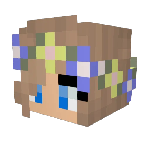 taylordinary Minecraft avatar head, 3D render