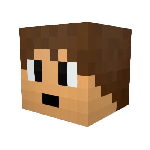 taylorgangluva_5 Minecraft avatar head, 3D render
