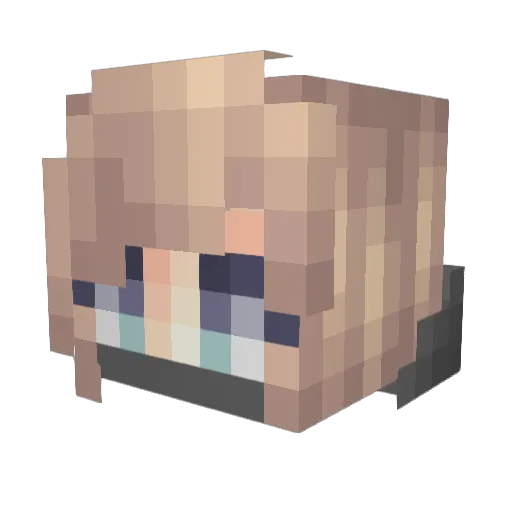 taylorld13 Minecraft avatar head, 3D render