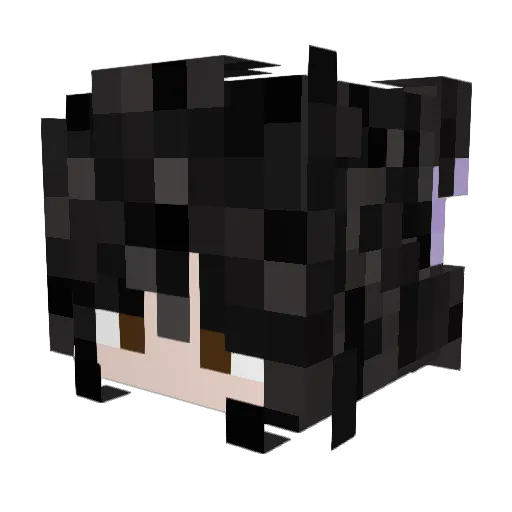 tayloroei Minecraft avatar head, 3D render