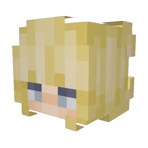 taylorswift18 Minecraft avatar head, 3D render
