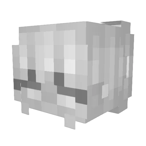taylorzwift Minecraft avatar head, 3D render